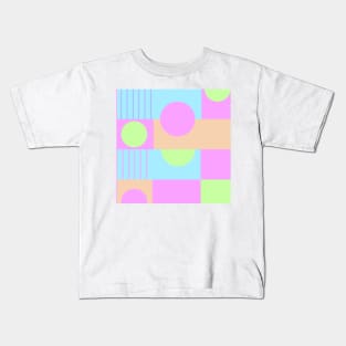 pastel geometry Kids T-Shirt